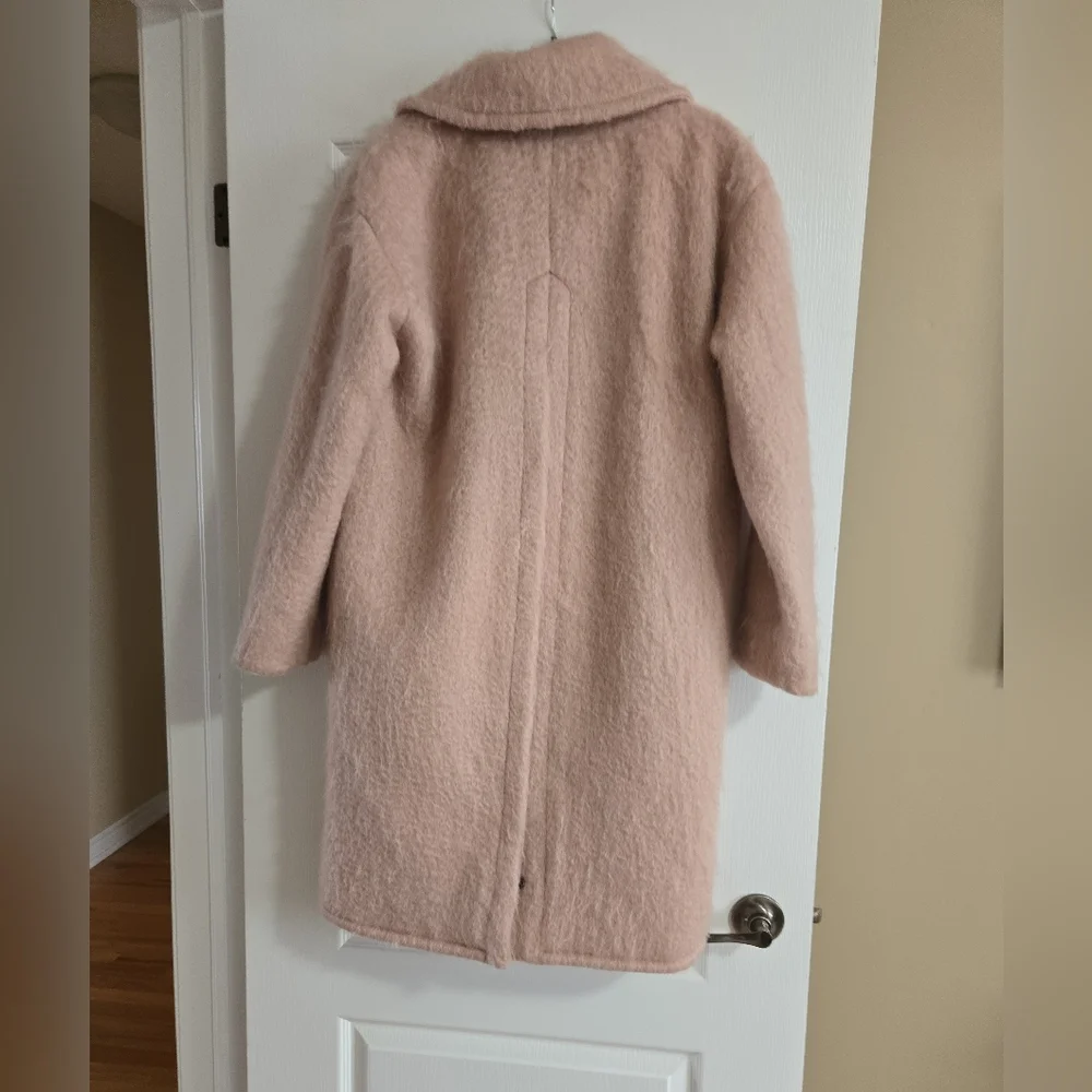 Elegant Pink Women's Coat - Picture 8 of 14